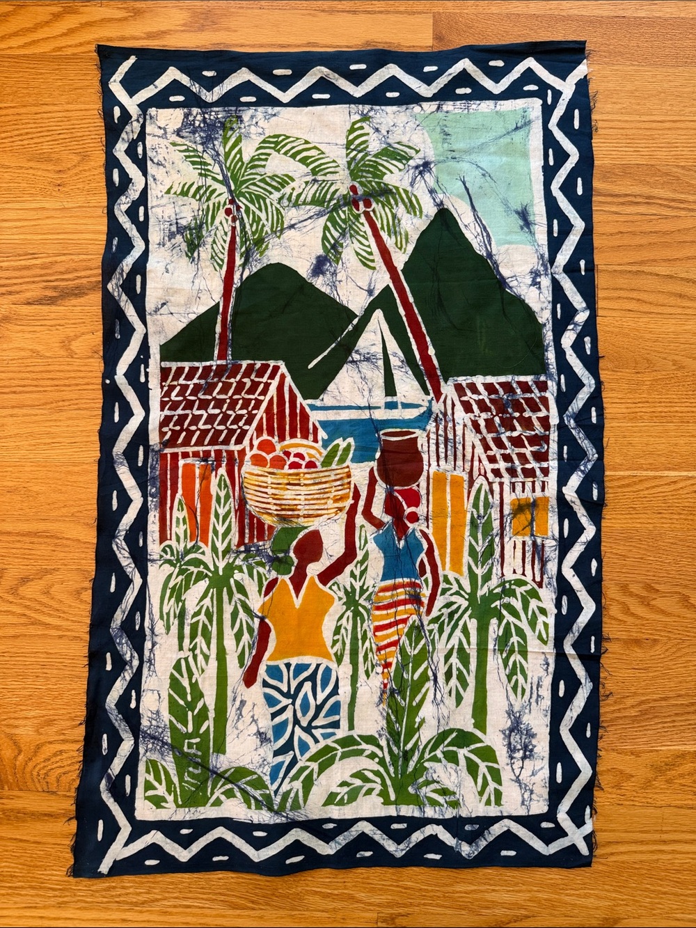 Beautiful Handmade Batik from Saint Lucia